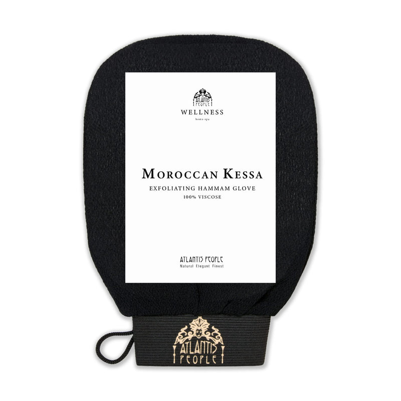 [Australia] - Atlantis People's Moroccan Exfoliating Glove - Body Scrubber & Exfoliating Mitt for Smoother Skin, Exfoliates Dead Skin Cells, Helps Even Skin Tone, Ideal for Self-Tan Removal & Keratosis Pilaris 