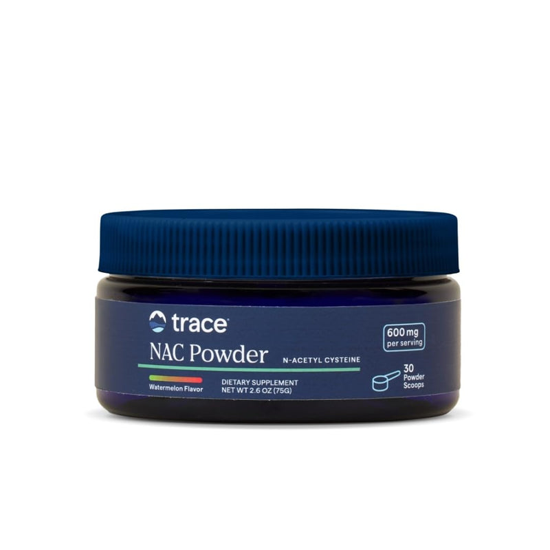 [Australia] - Trace Minerals NAC Powder, 600mg - Immune Health & Respiratory System Support - Antioxidant Supplement with N-Acetyl L-Cysteine to Aid Glutathione Production - Watermelon, 2.6 oz (30 Servings) 