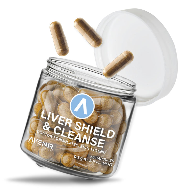 [Australia] - Liver Shield & Cleanse | Herbal Liver Cleanse Detox & Repair Supplement | Milk Thistle & Artichoke Extract Supplements | Fatty Liver & Health Support | 60 Capsules for Men and Women 1 