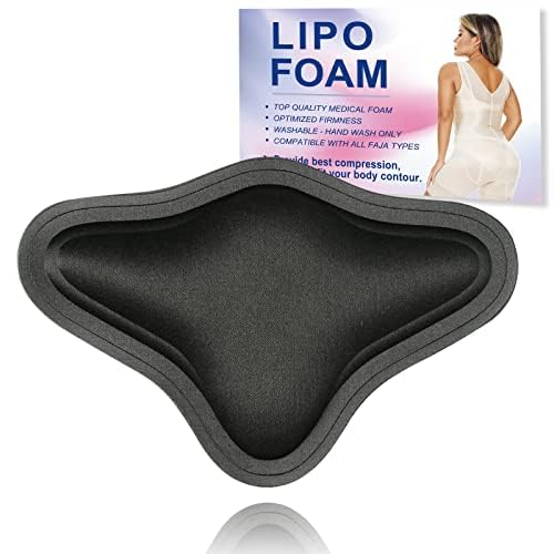 [Australia] - Lipo Foam Back Board, BBL Lumbar Molder, Lipo Board Post Surgery, BBL Post Surgery Supplies, Back Compression Lipo Foam Board, Tabla Moldeadora for BBL & Liposuction Post Surgery Recovery(Black) Triangle 
