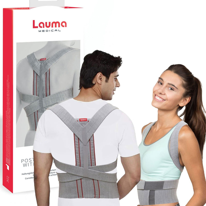 Posture Corrector with Metal Inserts for Women and Men, Adjustable & Breathable Back Brace, Pain Relief for Neck, Back, and Shoulders, Upper Back Support, Back Straightener for Posture, XL