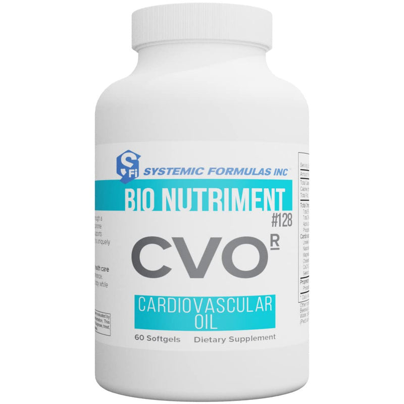 [Australia] - Systemic Formulas 128 CVO-R Cardiovascular Oil, 60 Softgels. Coenzyme Q10 + Krill Oil + Triglyceride Fish Oil + phytosterols. Excellent Source of EPA and DHA. 