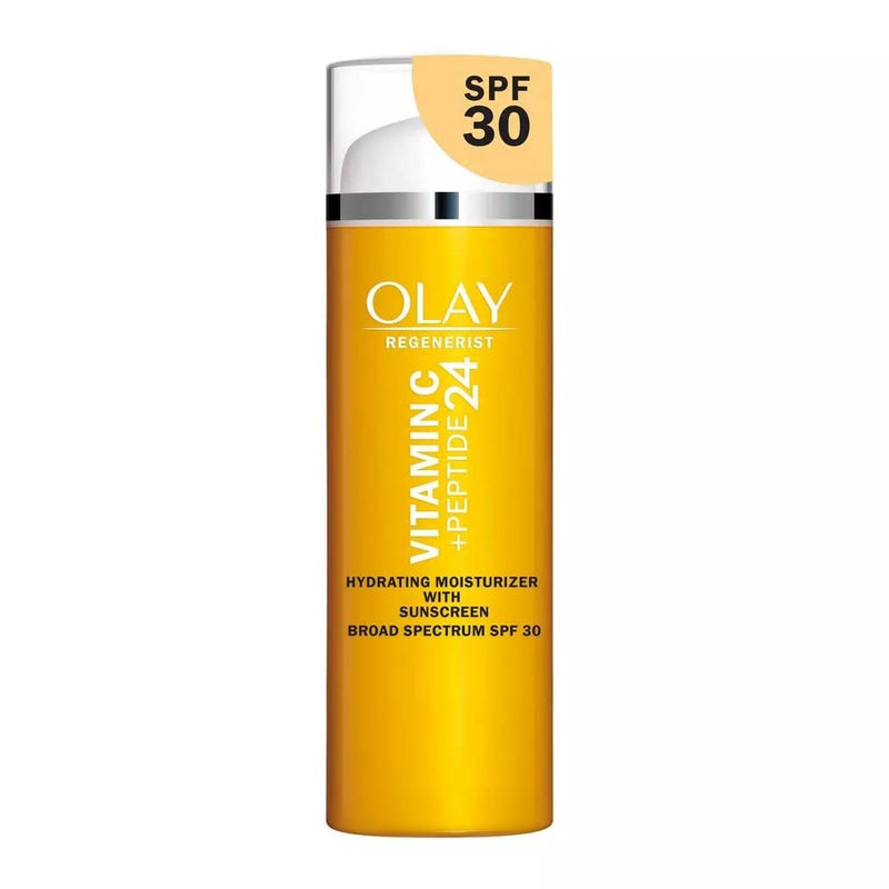 Olay Vitamin C Hydrating moisturizer with sunscreen, SPF 30, 1.7 Oz 1.7 Fl Oz (Pack of 1)