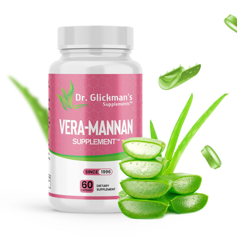 [Australia] - Vera-mannan Aloe Vera Supplement, 1 Bottle, 60 Capsules 