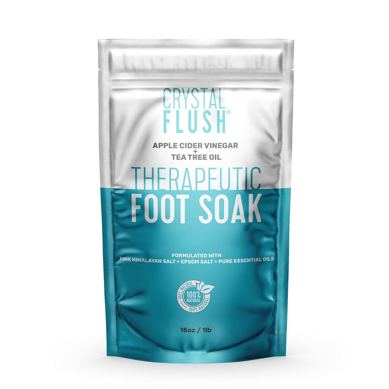 [Australia] - Foot Soak with Apple Cider Vinegar, Tea Tree Oil & Pink Himalayan Salt – Deodorizes 16 oz - Discover More About Our Complete 2-Step Anti-Fungal Solution & Related Skincare Tips by Visiting us Online 