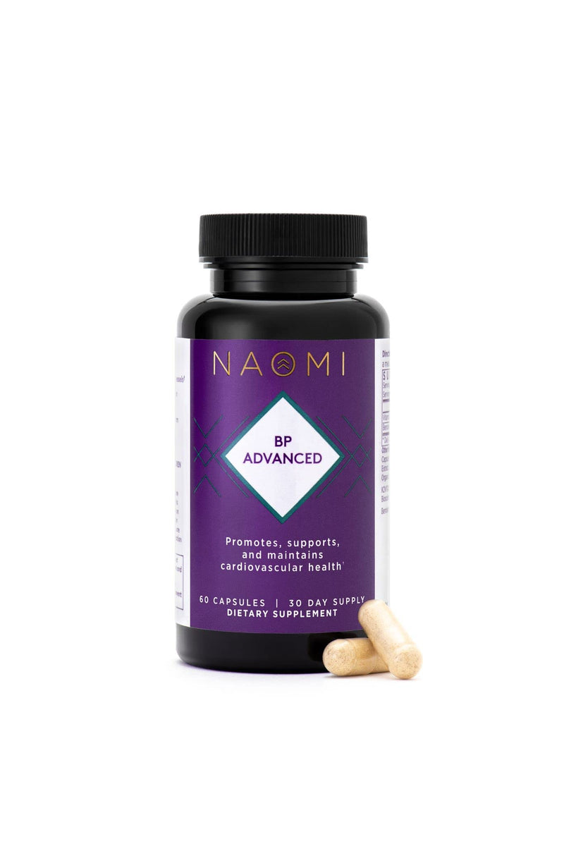 [Australia] - NAOMI BP Advanced, Supports Cardiovascular Health, Circulatory Health, Olive Leaf Extract 1000mg, Vitamin K2 180mcg (Small, 60 Count) Small, 60 Count 