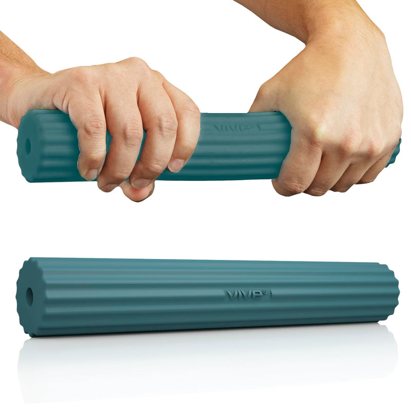 [Australia] - Vive Twist Bar for Physical Therapy & Tennis Elbow Relief - For Improving Tendonitis & Grip Strength - Flex Resistance for Golfers, Hand, Epicondylitis, Equipment - Strengthens Wrists & Forearms Heavy 
