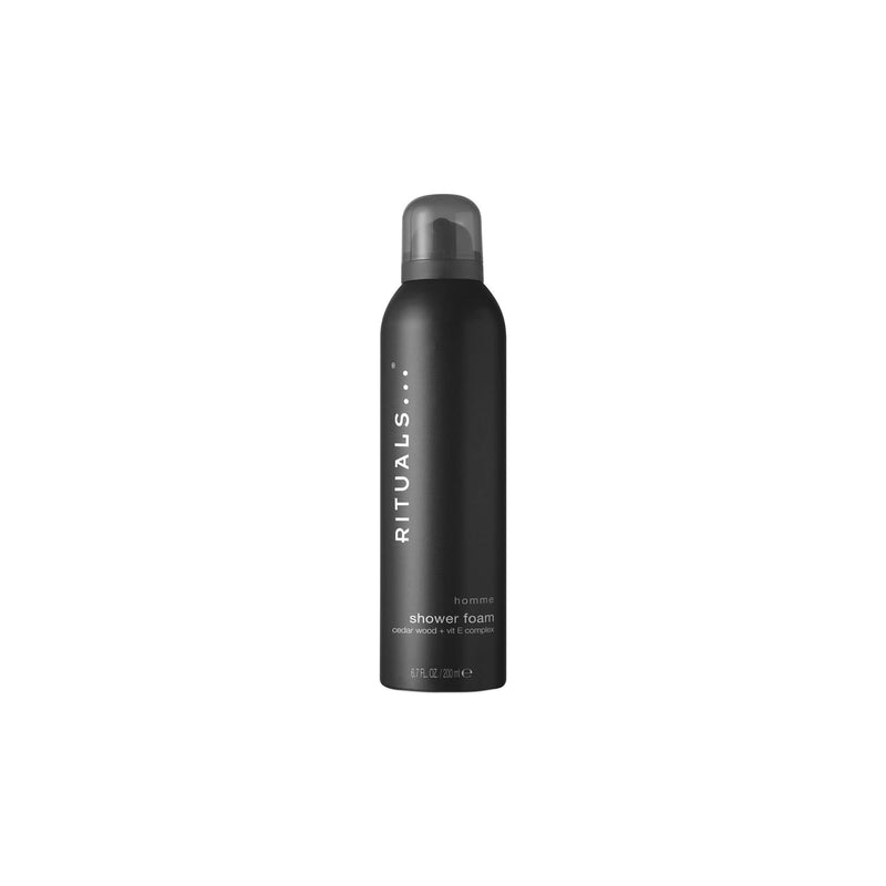 RITUALS Homme Invigorating Classic Foaming Shower Gel - Fragrant Body Wash with Cedar Wood & Vitamin E Complex - 6.7 Fl Oz
