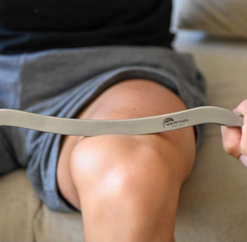 [Australia] - Wavetools Therapy Recover Muscle Scraper and Massage Handle Bar for Legs and Back, Dual Finish: Polish and Matte Dual Matte and Polish 