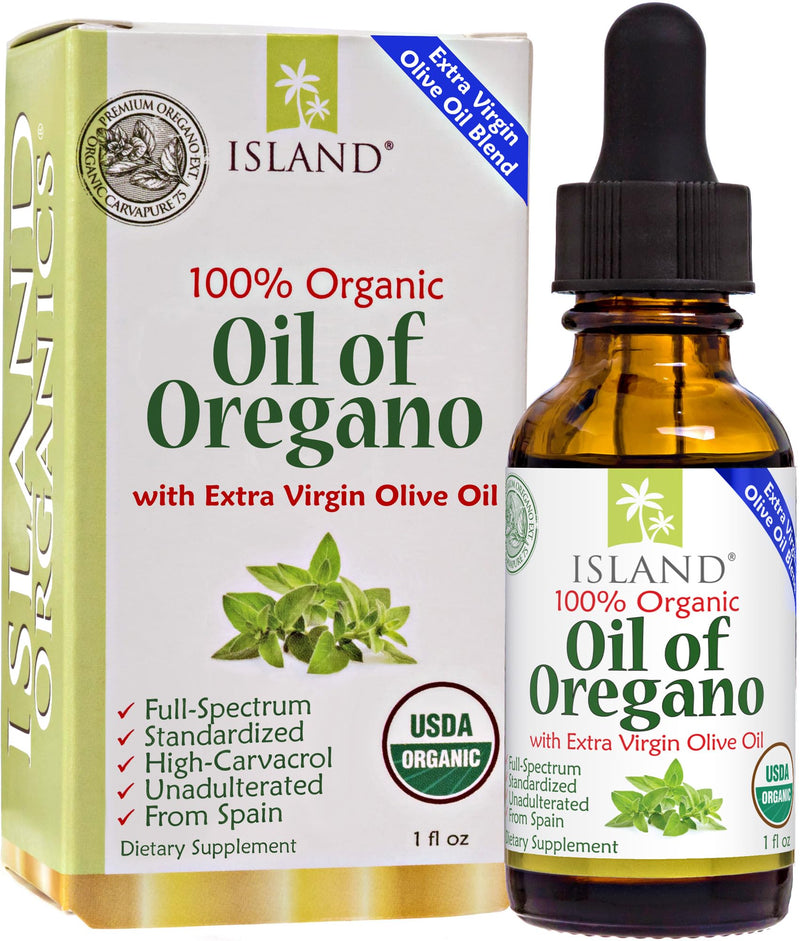 [Australia] - Oil of Oregano Organic Liquid Drops (1 fl oz) - 100% Organic Olive Oil & Organic Oregano Oil, Grown in Spain (Aceite de Oregano) 