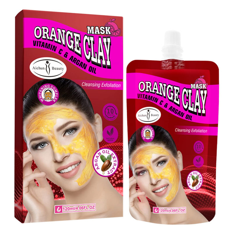 AICHUN BEAUTY Orange Clay Vitamin C Argan Oil Cleansing 120ml