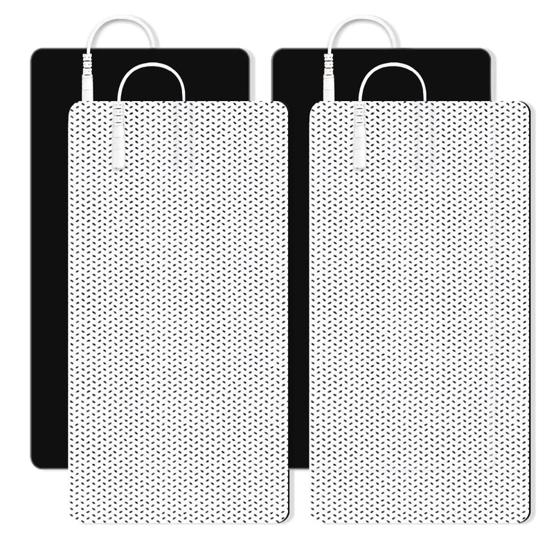 [Australia] - TENS Unit Replacement Pads for Waist and Lower Back Pain Relief 4X8" Large TENS Unit Pads Self-Adhesive Electrode Pads Compatible with TENS 7000, AUVON TENS- 4 Pcs 4x8",4Pcs 
