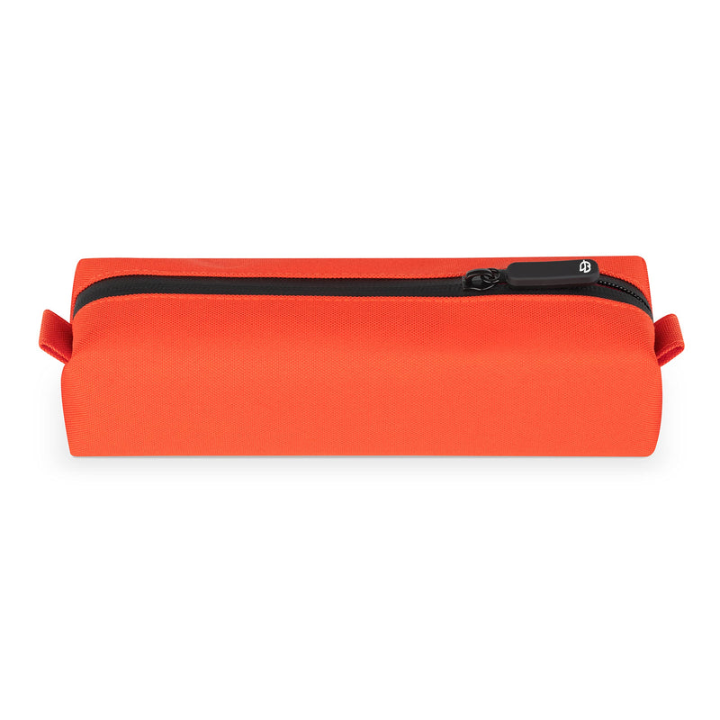 [Australia] - Comfyable Small Toiletry Bag for Men, Slim Mini Toothbrush Bag, Dopp Kit Bag Orange 