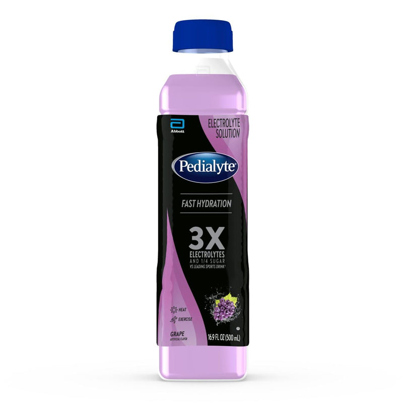 [Australia] - Pedialyte Electrolyte Solution, Grape, Hydration Drink, 1 bottle, half liter each 
