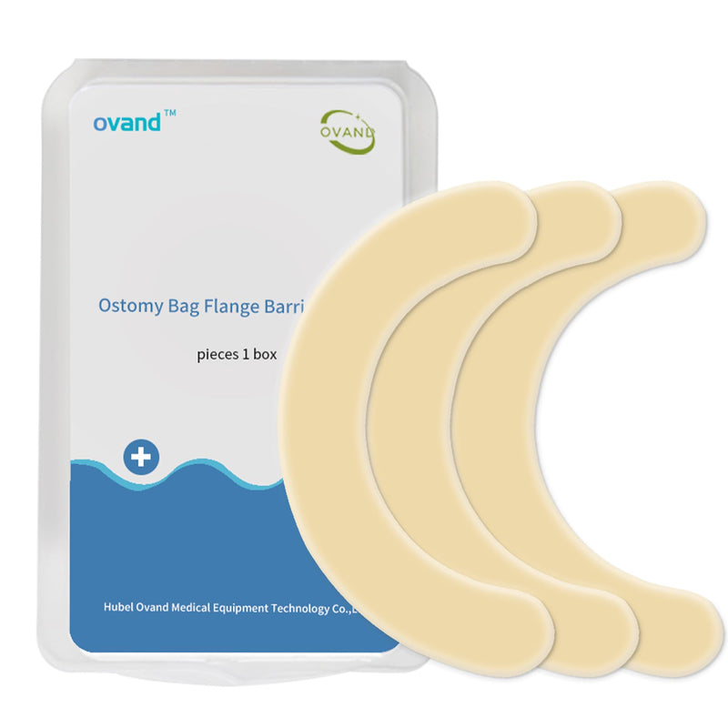 [Australia] - 20 Pcs Elastic Ostomy Barrier Strips,Medical Grade Hydrocolloid Waterproof Leak,Skin Adhesive Ostomy Barrier Tape for Colostomy Stoma Bags 20-Hydrocolloid Strips 