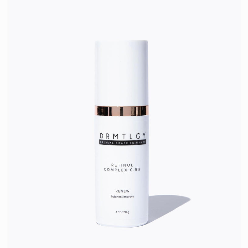 DRMTLGY 0.5% Retinol Serum for Face - Anti Wrinkle with Vitamin C and Vitamin E - Retin A Anti Aging Serum - Made in the USA 0.5% Resurfacing