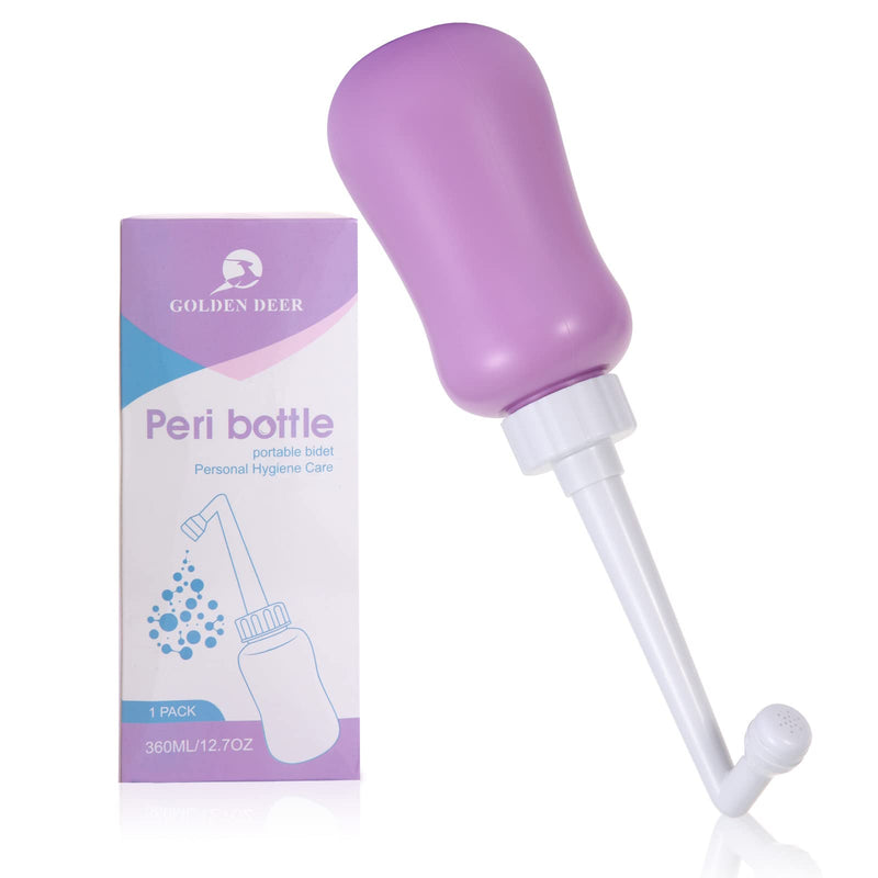 [Australia] - Peri Bottle for Postpartum Care for Perineal Recovery and Cleansing After Birth 12.7 OZ Color: Purple 