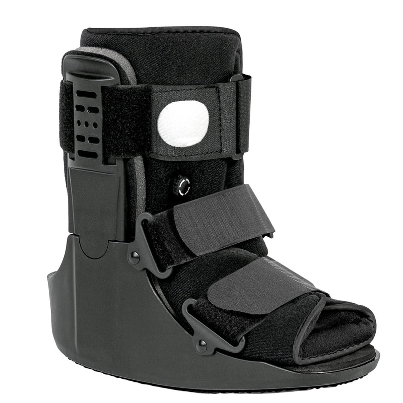 [Australia] - Air Walking Boot, Fracture Boot Short Walker Protection Fits Left or Right Foot Ankle Support for Injuries Fractures Sprains Black M Medium 