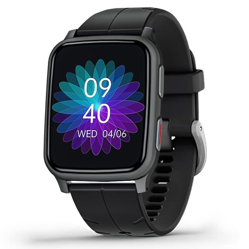 [Australia] - FITVII Fitness Tracker, Smart Watch with 24/7 Blood Pressure Heart Rate and Blood Oxygen Monitor, Sleep Tracker with Calorie Step Counter, IP68 Waterproof Activity Tracker for Women Men Android iOS Black 
