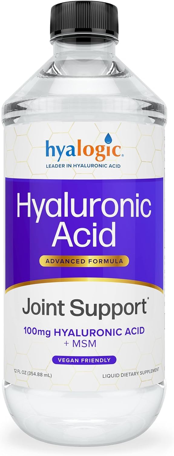 [Australia] - Hyalogic Hyaluronic Acid Joint Support Supplement (12 oz) ‚Äì Advanced Formula Joint Supplement ‚Äì MSM & 100 mg Hyaluronic Acid Supplements ‚Äì Joint Supplements for Women & Men for Overall Joint Health 
