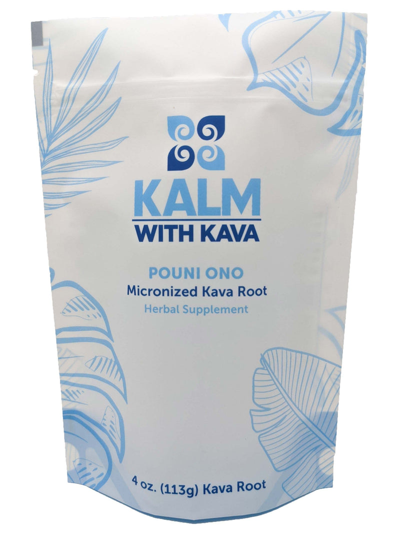 [Australia] - Kalm with Kava Pouni Ono Micronized Kava (4 oz.) 