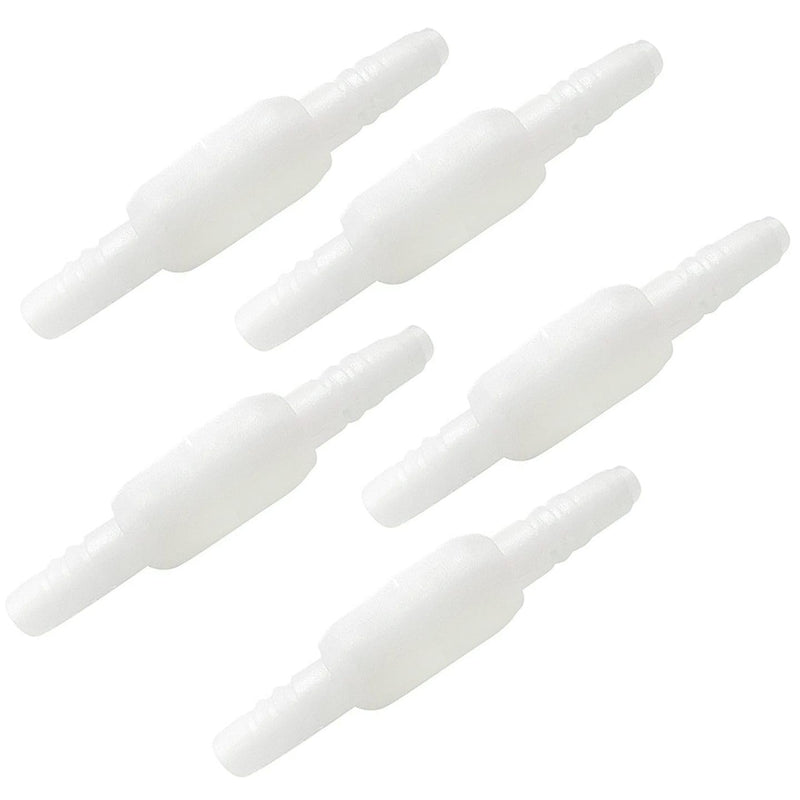 [Australia] - Oxygen Tubing Swivel Connectors 5-Pack - Cannula, Hose, Tube Connectors - Oxygen Line Splitter, Concentrator Supplies - 360-Degree Rotation - Medical, Home, Marine Use - Standard Size 5pk 