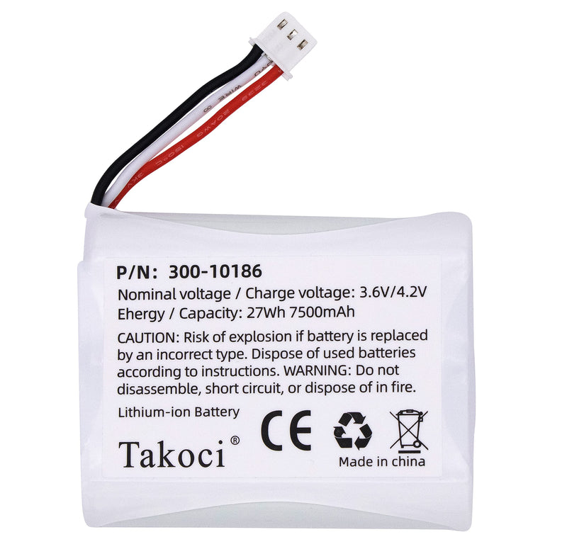 [Australia] - TAKOCI Replacement Battery 300-10186 for ADT Command Smart Security Panel 7500mah 3.6V 27Wh 