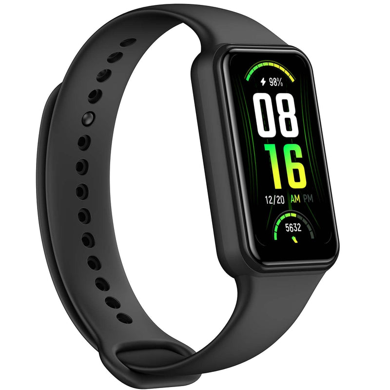 [Australia] - Amazfit Band 7 Fitness and Activity Trackers and Smartwatches, Heart Rate, SpO2, Sleep Analysis, Amazon Alexa Built-In, 18-Day Battery, Black 