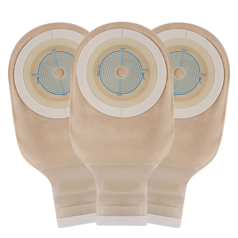 [Australia] - 20 PCS Colostomy Bags Rainlotus One Piece Ostomy Bag,Ostomy Drainable Pouch for Ileostomy Stoma Care, Cut to Fit. 