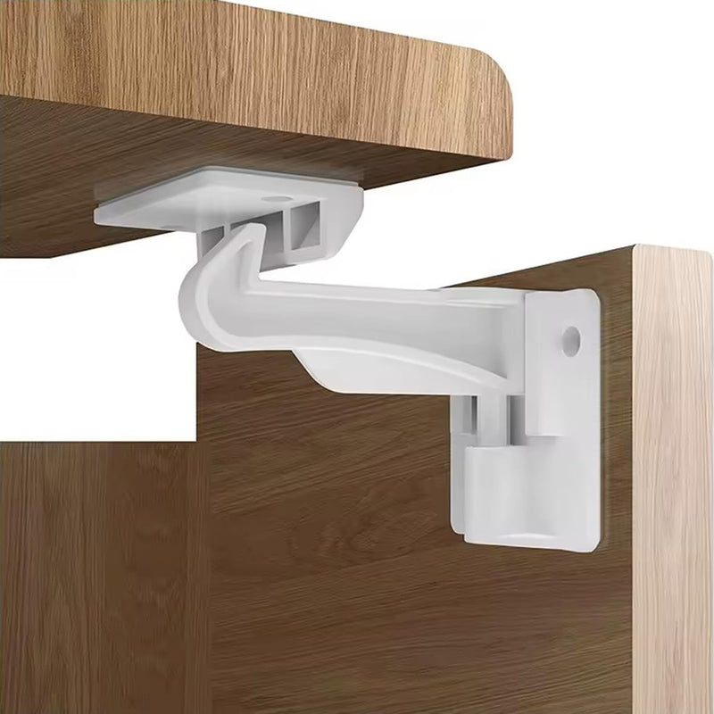 [Australia] - 6 Pack Upgraded Cabinet Locks Baby Proofing - Buumook Children Proof Cupboard Drawers Latches - Safe Quick and Easy Child Safety Lock No Screws & Magnets - Adhesive Easy Installation 6 Pack 
