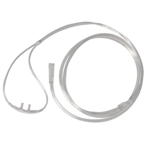 [Australia] - Sunset Healthcare Solutions 5pk Sunset 4Ft Adult Oxygen Nasal Cannula w/Kink-Free Supply Tubing (RES1104), Clear 