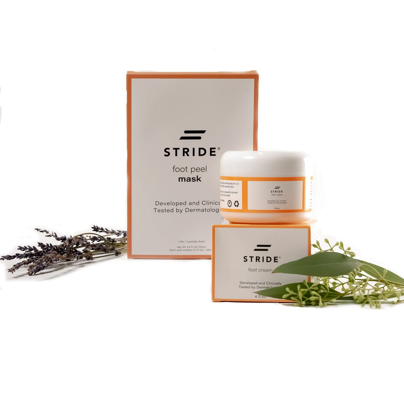 [Australia] - STRIDE Perfect Feet Foot Peel Mask Lavender and Foot Cream 
