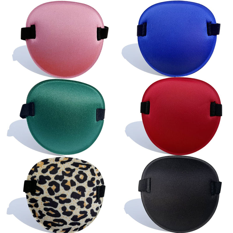 [Australia] - 6PCS Eye Patch, Super Soft Eye Patches, Adjustable Medical Eye Patch for Adults and Kids, Amblyopia Lazy Eye Patches for Left or Right Eyes, 6 Colors 1 Count (Pack of 6) 