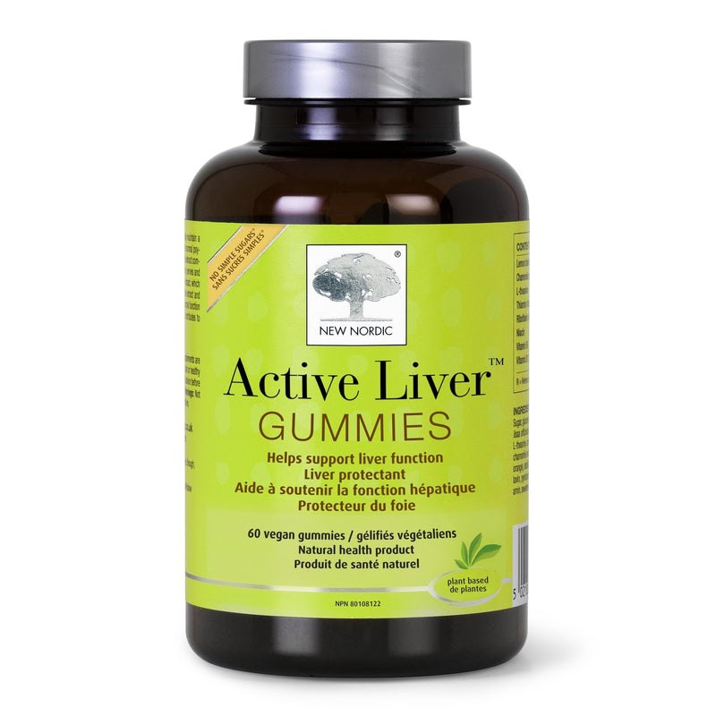 [Australia] - NEW NORDIC Active Liver Gummies, Milk Thistle, Artichoke & Turmeric Supplement, Natural Peach Mango Flavor, Sugar Free & Vegan, 60 Count (Pack of 1) 60 Count (Pack of 1) 