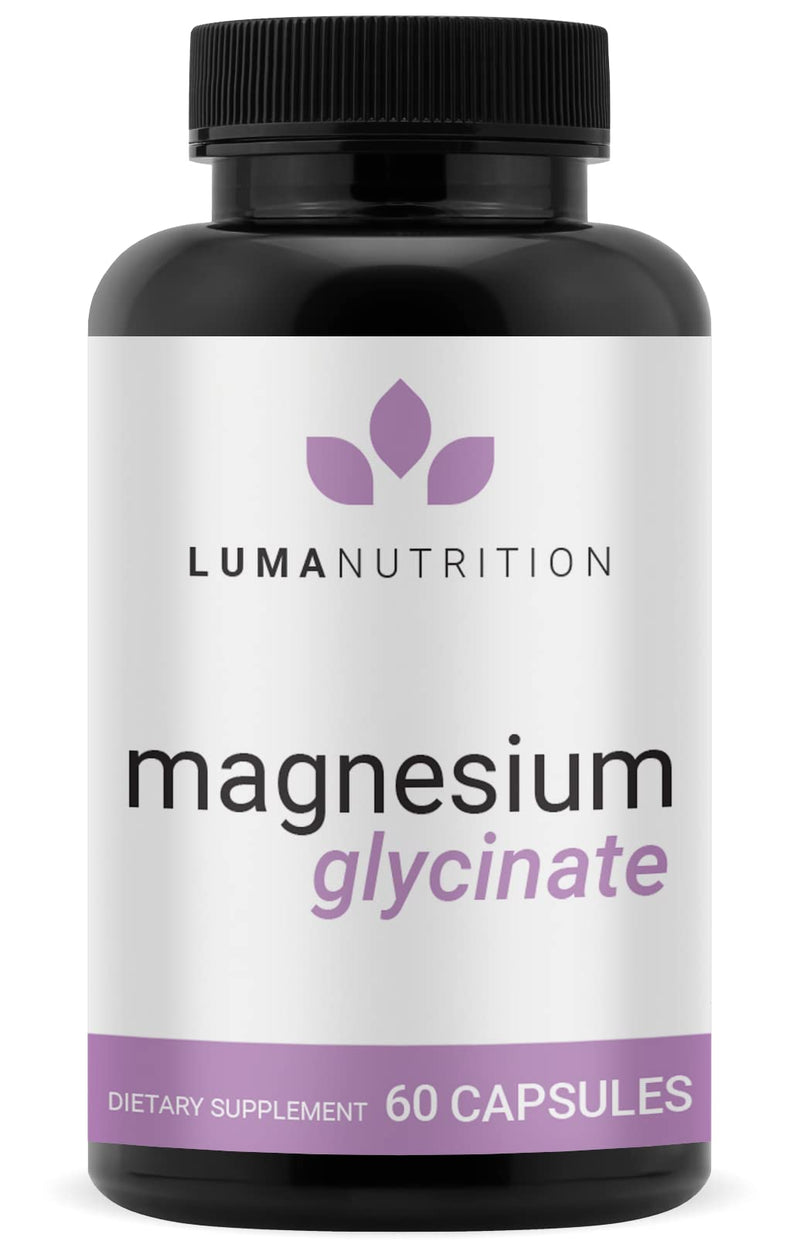 [Australia] - Magnesium Glycinate 1000mg (Magnesium Glycinate 500mg per Capsule) - Pure Magnesium Supplement - Chelated for Maximum Absorption - 60 Capsules 