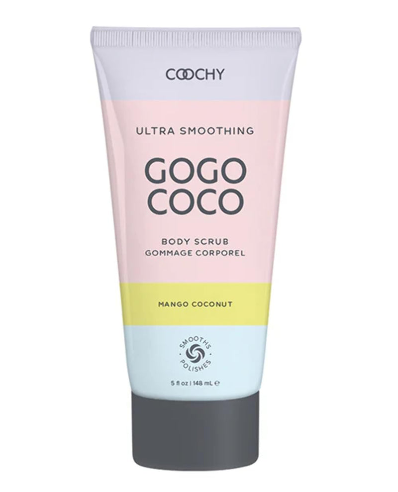 [Australia] - Coochy Ultra Smoothing Body Scrub | Gentle Exfoliating Body Scrub for Sensitive Skin | Removes Dead Skin Cells, Prevents Ingrowns | Paraben-free, Cruelty-free | Mango Coconut 5 oz/148 mL 5 Fl Oz (Pack of 1) Multi 