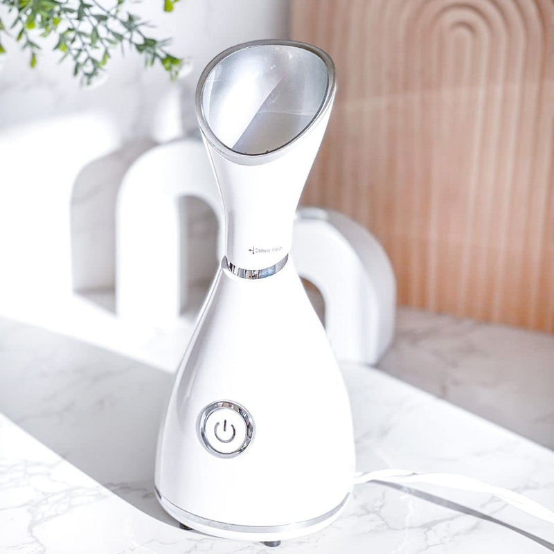 [Australia] - SKIN MANTRA -Facial Steamer for face, Warm Mist Humidifier Atomizer Sprayer for Deep Cleaning Pores and Moisturizing, Portable Face Steamer for Home Spa 