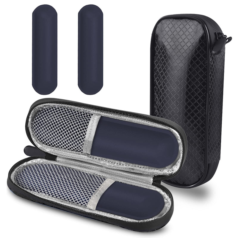 [Australia] - MOSLA Insulin Cooler Travel Case with 2 Reusable Ice Packs for Insulin Pen Portable Medical Cooler Bag for Diabetes and Other Diabetic Supplies for The Daily Life and Trip Black01 