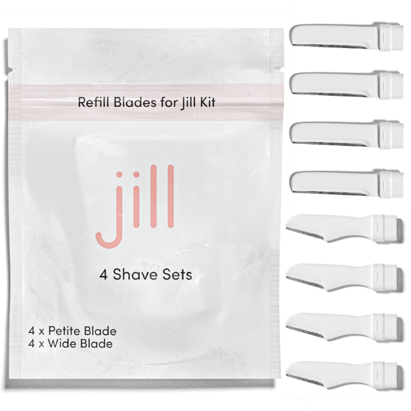 [Australia] - Dermaplane Razor Refills by Jill Razor | 8 Single-Use Dermaplane Refill Blades for 8 Shaves | Requires Jill V1 Starter Kit Purchased Separately | Refills Not For V2 Kits 