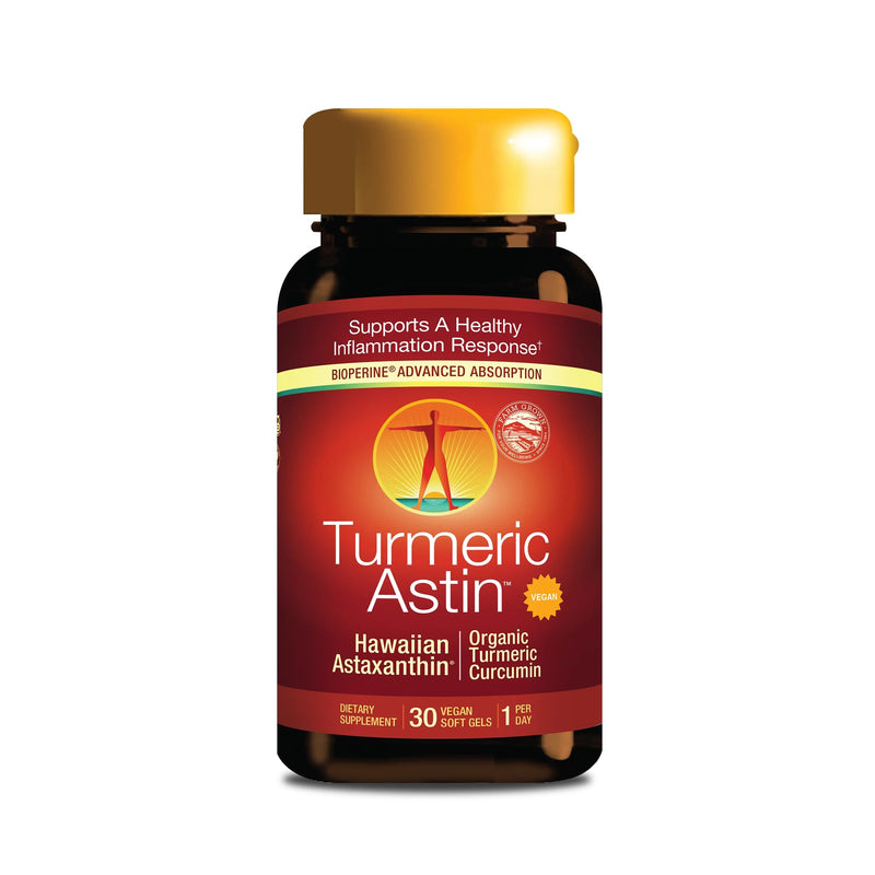 [Australia] - Nutrex Hawaii, TurmericAstin, with Turmeric, BioAstin Hawaiian Astaxanthin & BioPerine Black Pepper Extract, 30 Count 