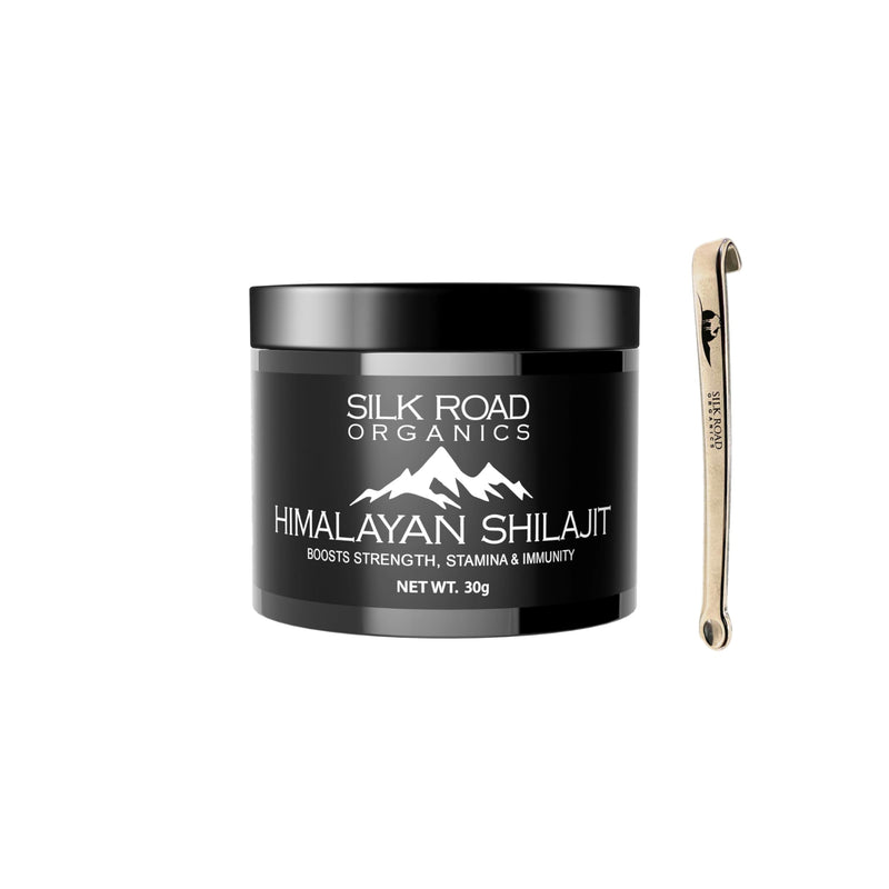 [Australia] - Pure Himalayan Shilajit (30 gm) Semi Liquid with Fulvic Acid and 85+ Trace Minerals for Metabolism, Immune System Support, Energy & Focus | Measuring Spoon 1.01 Fl Oz (Pack of 1) 