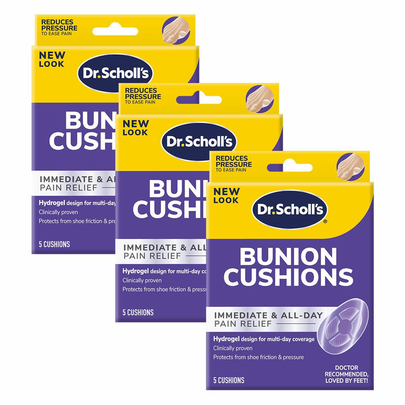 [Australia] - Dr. Scholl's Duragel Bunion Cushion (Pack of 3, 15 Count Total) Cushions 15ct 