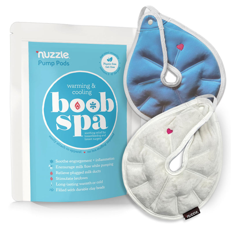 [Australia] - Breast Therapy Pads for Breastfeeding - Essential Heated Relief for Clogged Milk Ducts - Breast Ice Packs to Reduce Engorgement Swelling - Reusable 