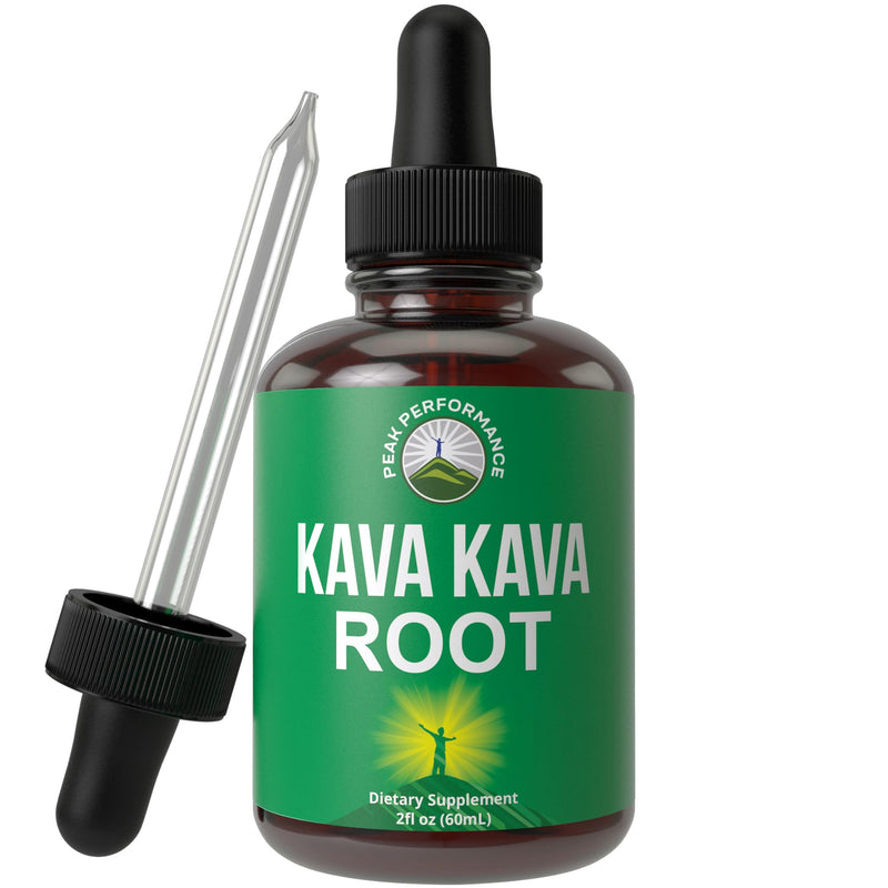 [Australia] - Kava Kava Root Extract Calming Liquid Drops More Concentrated - 1:3 Kava Extraction Ratio. Vegan Supplement Aid for Relaxation, Calming, Natural Sleep. Sugar Free Gluten Free USA Tested Tincture 