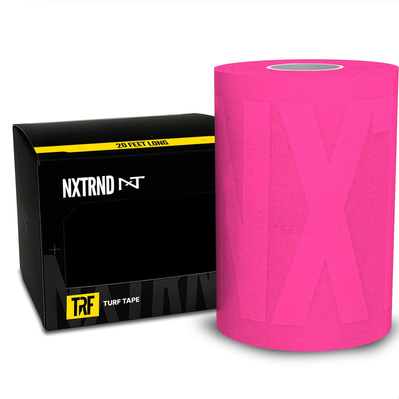 [Australia] - Nxtrnd TRF Turf Tape Football, Extra Wide Kinesiology Tape, Protects from Turf Burn (Pink) Pink 