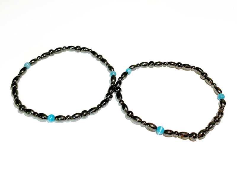[Australia] - Magnetic Therapy Anklet Bracelet Blue 