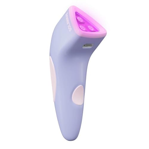 Solawave Bye Acne Spot Treatment | Blue & Red Light Therapy Device for Pimples & Zits | Face Wand Reduces Inflammation, Redness, & Appearance of Blemishes | 3-Min Sessions at Home for Clearer Skin Periwinkle