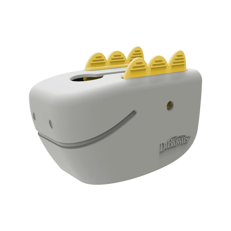 [Australia] - Dr. Brown’s CleanUp Dino-Soft Baby Bath Spout Cover, Soft and Safe on Tub Faucet, Toddler Bathtub Safety for Kids, BPA Free, Certified Plastic Neutral 