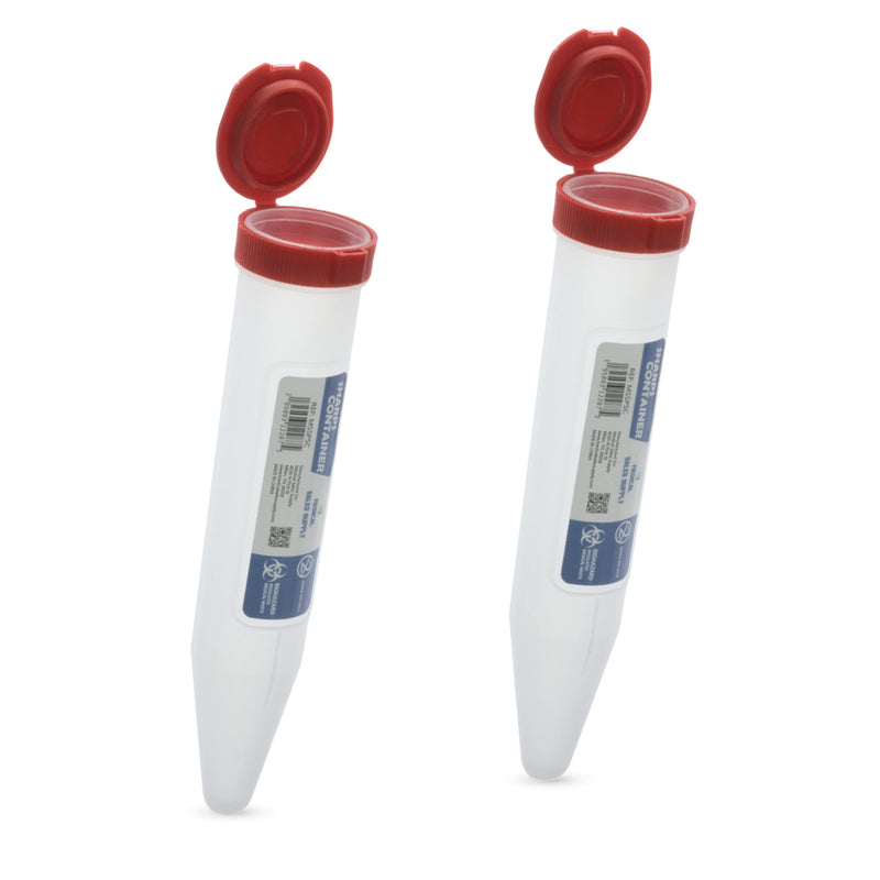 [Australia] - Portable First Aid Transportable Sharps Container with Locking Mechanism by Medical Sales Supply (Pack of 2) 