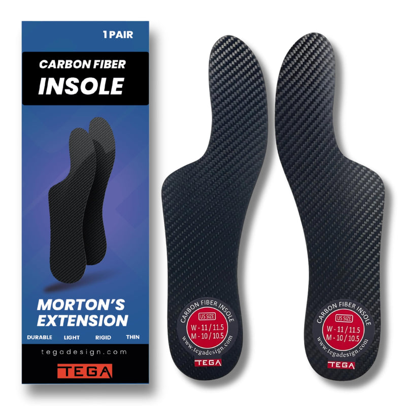 [Australia] - Morton´s Extension Orthotic, Carbon Fiber Rigid Insole - 1 Pair - Morton's Toe, Turf Toe, Hallux Limitus, Hallux Rigidus, Arthritis (W8/M7) Women's Size 8, Men's 7 